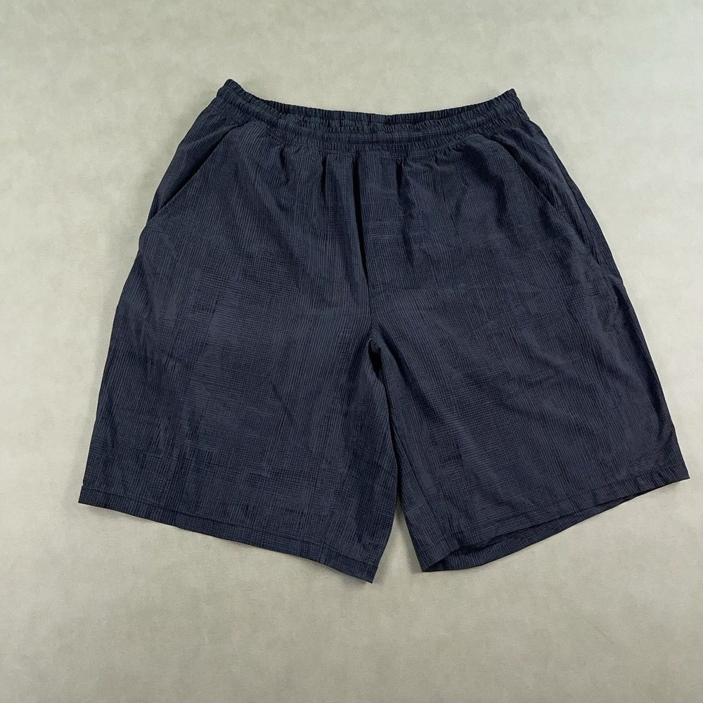Lululemon Pace Breaker Shorts Medium 9" Gray Lined Running Club Training Gym